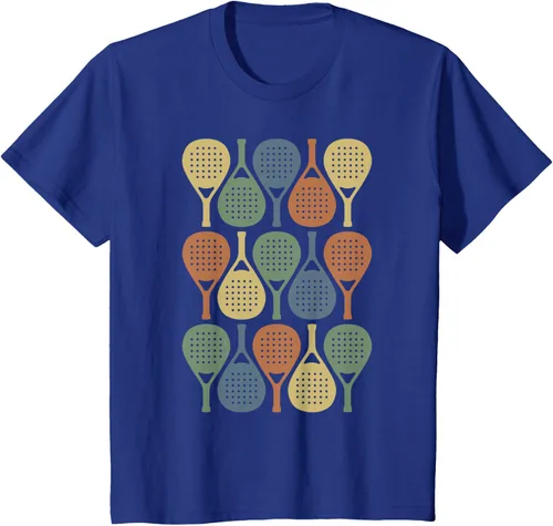 Vista 60 de Vintage Retro Padel Camiseta de Padel Sports Lover