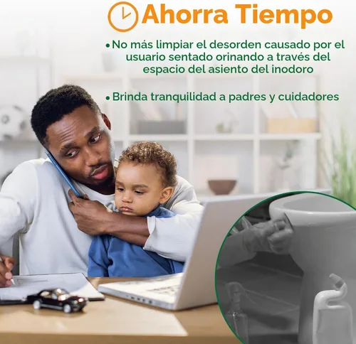 Vista 6 de Protector de orina para asiento de inodoro, paquete de 2