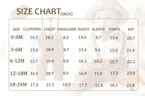 Vista 8 de SALNIER Conjunto de ropa de traje de bebé niño esmoquin trajes de caballero trajes de corbatín camisa tirantes pantalones boina sombrero 0-24M