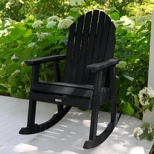 Vista 4 de highwood Hamilton - Silla mecedora, color negro