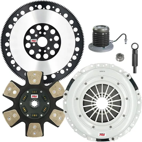 Vista 8 de PRO Performance Stage 4 Kit de embrague con volante Chromoly compatible con Ford Mustang GT 2005, 2006, 2007, 2008, 2009, 2010; Bullitt 4.6L V8