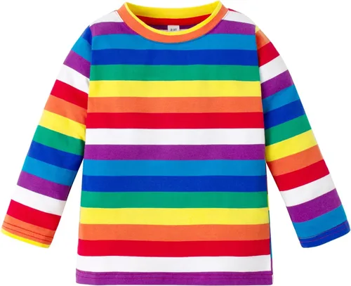 Vista 7 de Magic Park 6M-14Y Camiseta de manga corta y larga para bebés, camiseta de manga larga para niños, camisetas de color sólido para niños y niñas