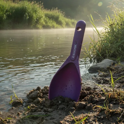 Vista 6 de Gold Prospecting Paydirt Scoop Pala de mano de plástico duradero Herramienta ligera para cacerear, dragar y cavar grietas