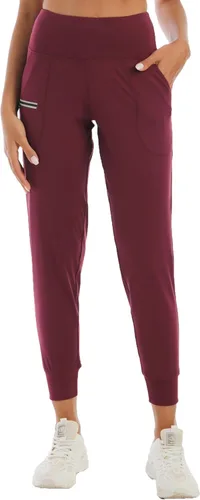 Vista 148 de Kcutteyg - Pantalones deportivos con bolsillos para mujer, diseño suave, ligero y de secado rápido, para entrenamiento, gimnasia, yoga y correr