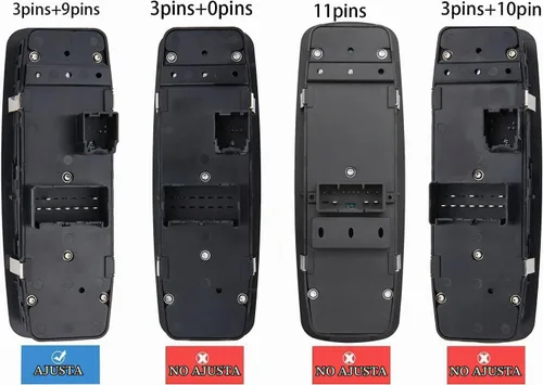 Vista 2 de ZAPSOTS - Interruptor de elevalunas eléctrico maestro para Chrysler Town & Country 2012-2015, Dodge Grand Caravan 12-15, Dodge Ram 1500 2500