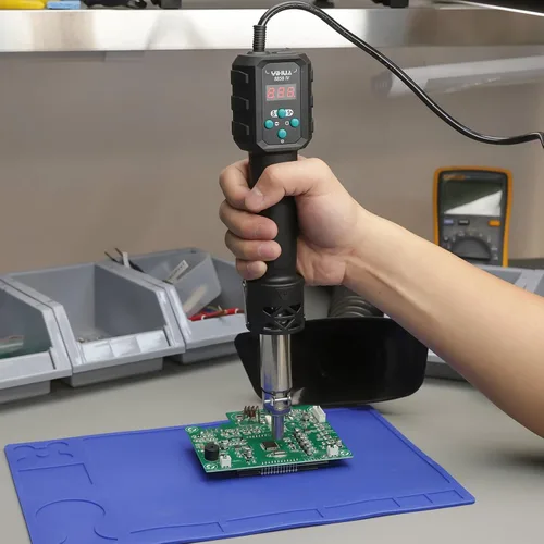 Vista 9 de YIHUA 8858 IV Pistola de calor multiusos para manualidades, soldadura electrónica, bricolaje, tubos retráctiles y envoltura, marcador de antorcha