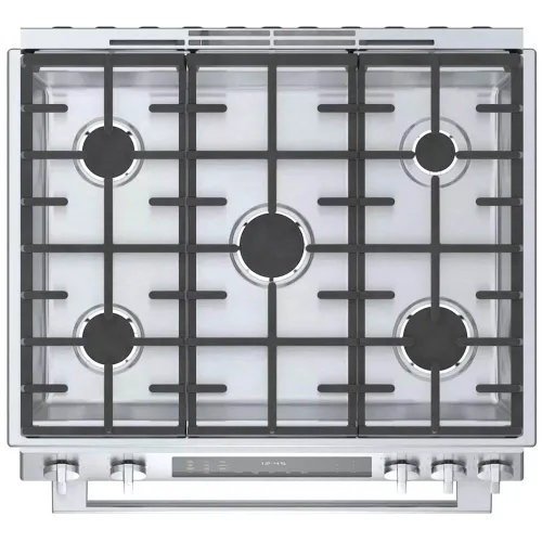 Vista 6 de Serie 800 de 30 pulgadas. 4.6 pies cúbicos de autolimpieza con horno de convección autolimpiante en acero inoxidable