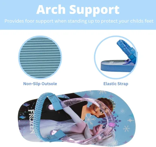 Vista 4 de Disney Sandalias de personajes para niñas y niños, zapatos de agua para niños, Minnie Mouse Mickey Moana Toy Story Elsa Frozen Cars Encanto