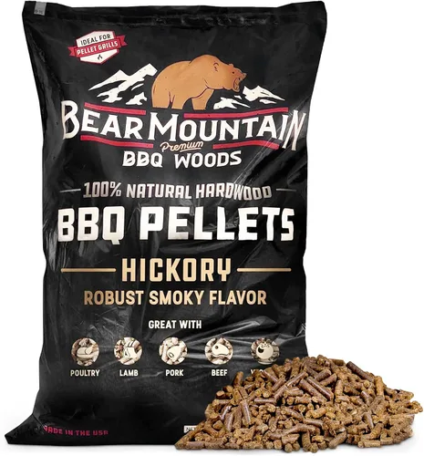 Vista 20 de Bear Mountain - Pellets de madera natural para ahumador, parrilla y barbacoa, 20 libras, manzana