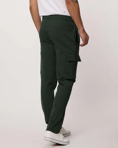 Vista 3 de Real Essentials Paquete de 3 pantalones deportivos Tech Fleece con parte inferior abierta para hombre con bolsillos