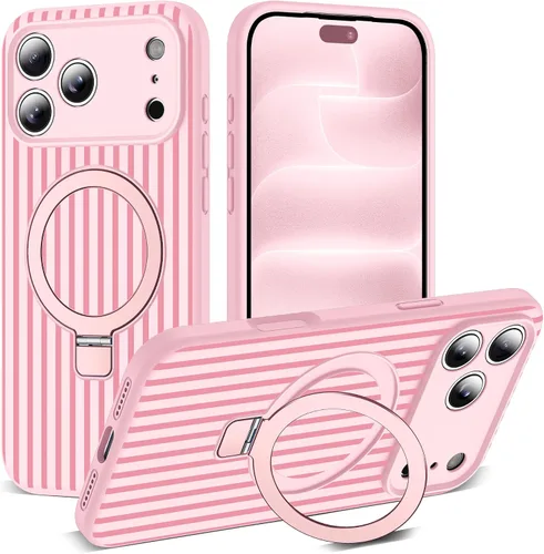 Vista 13 de SKYLMW Funda diseñada para iPhone 11 con soporte magnético invisible Compatible con Mag-Safe, a prueba de caídas de grado militar, a prueba de Negro