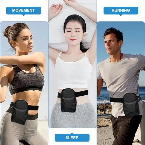 Vista 7 de Bolsa de ostomía impermeable con banda de fijación elástica ajustable, bolsa de ostomía, fundas impermeables para colostomía, protector de bolsas