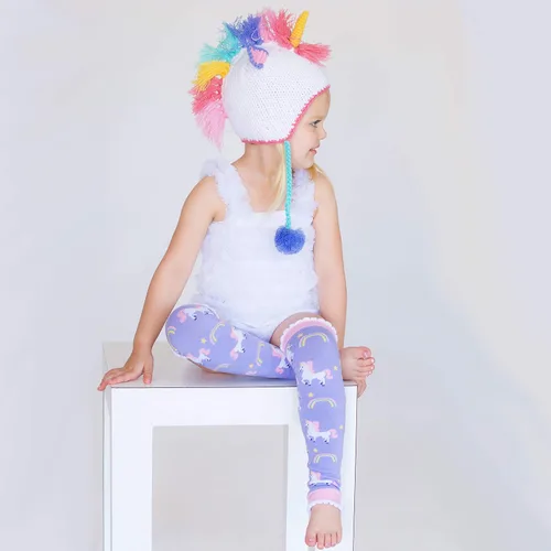 Vista 4 de Huggalugs Gorro de unicornio para bebés, niños pequeños y adultos