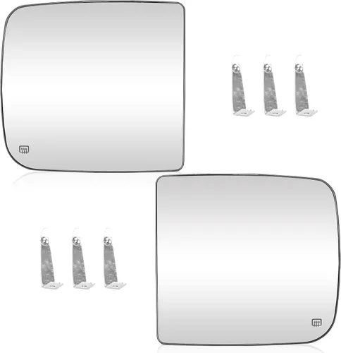 Vista 8 de Espejo calefactable superior del lado izquierdo del conductor para Dodge Ram 1500 2500 3500 2009 2010 2011 2012 2013 2014 2015 2016 2017 2018 2019