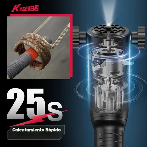 Vista 4 de Calentador de inducción de 1300 W 110 V, extracción de pernos, herramienta de calentador de inducción magnética de mano con 5 bobinas
