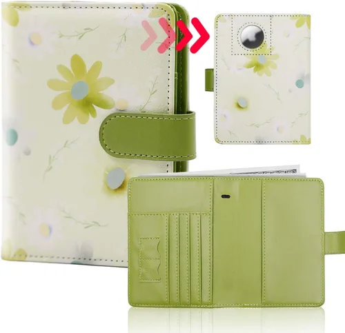 Vista 43 de Melsbrinna - Funda para pasaporte, ranuras para tarjetas, bonita funda para pasaporte para mujeres/hombres, resistente al agua con bloqueo RFID