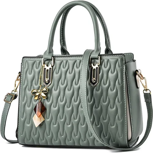 Vista 2 de Bolso tipo bandolera para mujer en cuero bolso de mano hobo bolso de mano de moda bolso de hombro bolso de mensajero bolso de cuero verde