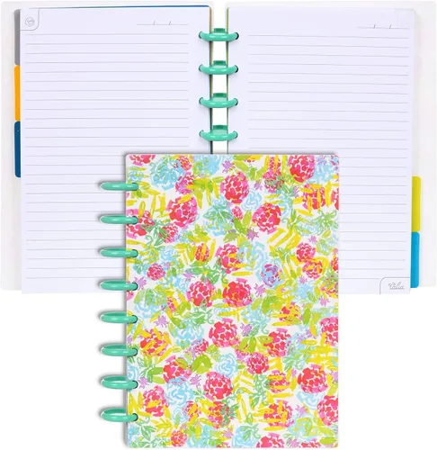 Vista 146 de Talia - Cuadernos de notas con tapas, planificador, personalizables, (Rosa de los 90, Junior (5.5 pulgadas x 8.5 pulgadas))