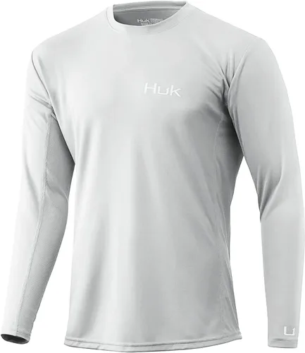 Vista 17 de HUK Icon X Camiseta de pesca de manga larga con protección solar para hombre
