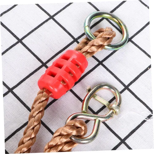 Vista 7 de LIOOBO Anillos de gimnasia de madera con correas ajustables, anillos de ejercicio para niños, entrenamiento de fuerza, fitness al aire libre
