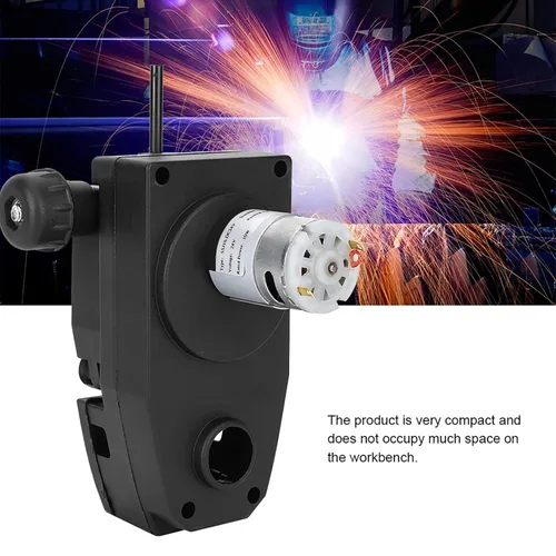 Vista 4 de Alimentador de alambre de soldador, DC 24V 10W Mig Soldador Roll Motor de alimentación de alambre 0.8/1.0 (mm) Máquina alimentadora de alambre