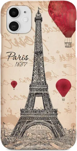 Vista 21 de Inspired Cases - Funda para iPhone Xs Max con textura 3D - Funda protectora de goma para iPhone Xs Max de Apple - Torre Eiffel de París 1887