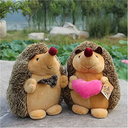 Vista 3 de A-cool 1 par de muñecas de peluche de 7 pulgadas de erizo