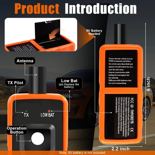 Vista 4 de Herramienta de reaprendizaje TPMS para sensor de neumáticos GM, EL-50448 Herramienta de reinicio de activación del sistema de monitoreo