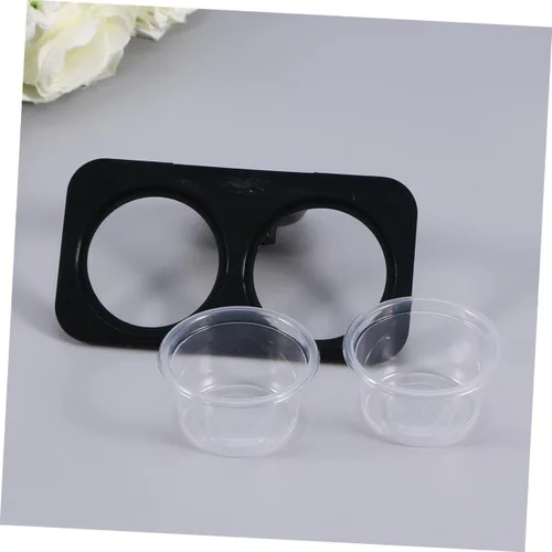 Vista 8 de POPETPOP 2pcs Pet Bowls para reptiles lagarto Gecko alimentador reptil comida tazón fácil limpieza