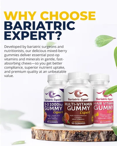 Vista 6 de Multivitamínico bariátrico, paquete de 3 gomitas multivitamínicas, 90 masticables - Gomitas D3 90 masticables - Gomitas de vitaminas