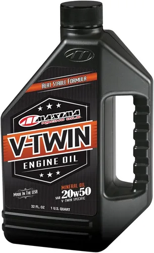 Vista 3 de Maxima Racing Oils 30-069128-3PK V-Twin 20w50 Aceite mineral para motor botella 1G, paquete de 3