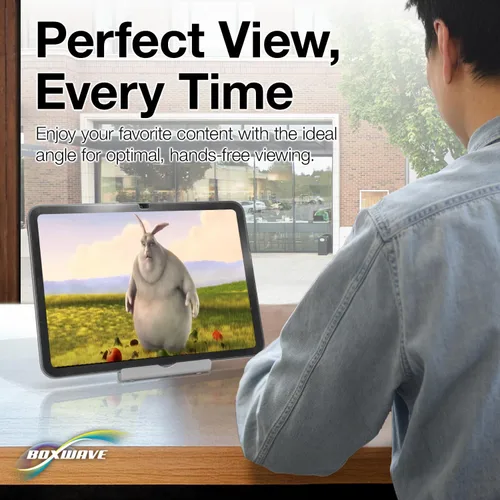 Vista 4 de BoxWave Soporte y soporte compatible con UPERFECT QLED Monitor portátil N156N01 (15.6 pulgadas) - Soporte de aluminio VersaView, portátil, soporte