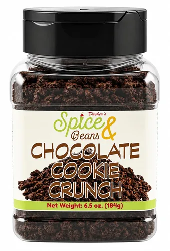 Vista 11 de Polvo de Galleta de Chocolate "Dirt" Cobertura para Helado y Decoración de Postres por Dasher's Spice & Beans 9 oz.