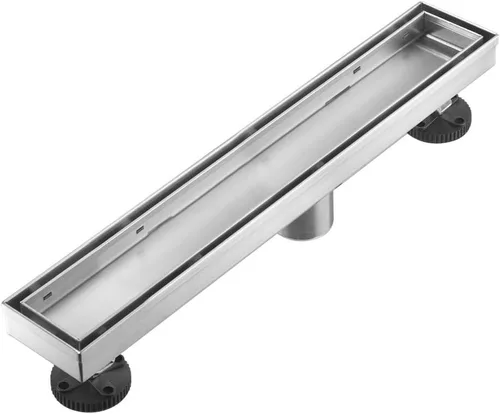 Vista 37 de AVSIILE Desagüe Lineal para Piso de Ducha, Oro Cepillado 12 Pulgadas Acero Inoxidable 304 Kit de Desagües de Baño, Desagüe de Zanja Rectangular