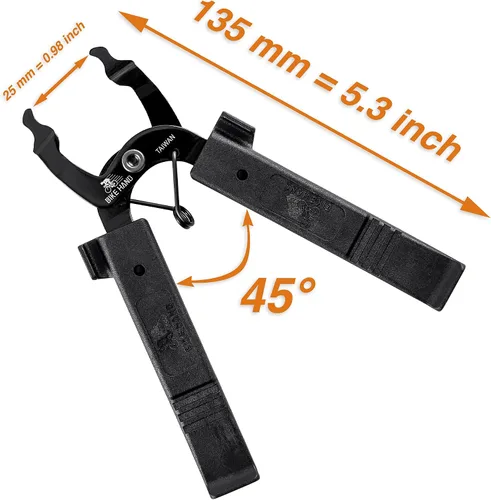 Vista 2 de BIKEHAND Herramienta de alicates de cadena de bicicleta para bicicleta, extracción rápida de eslabones MTB Road - Compatible con todas las marcas