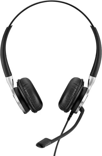 Vista 2 de Sennheiser SC 660 ANC USB (508311) - Auriculares de doble cara (binaurales) para negocios para Skype Empresarial con sonido HD, micrófono