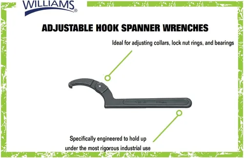 Vista 2 de Williams 1-1/4 a 3 llave de gancho ajustable SAE
