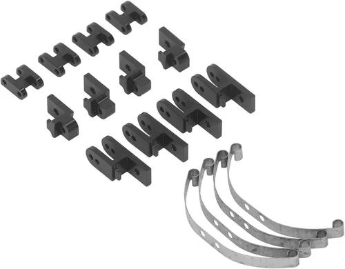 Vista 5 de Kit de suspensión de ballestas RC a escala 116, aleación de aluminio amortiguador para camión todoterreno de rastreo de orugas, se adapta a selectos