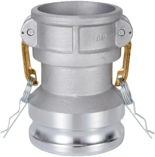 Vista 8 de Tipo de aluminio DA Camlock manguera de montaje, reductor, 4" Camlock hembra x 2" Camlock macho