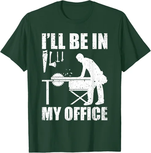 Vista 69 de Camiseta divertida de manga corta para hombre, carpintería, carpintería, carpintería, regalo Negro