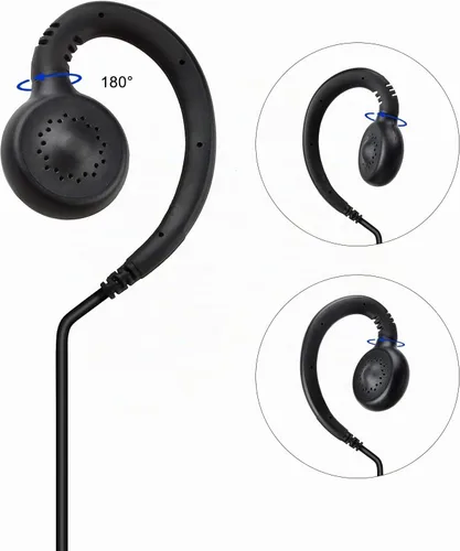 Vista 6 de UAYESOK Auricular de 0.1 in para recibir/escuchar solamente, auricular