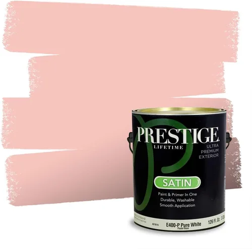 Vista 452 de Prestige Paints Pintura exterior e imprimación en uno, 1 galón, plano, coincidencia comparable de Valspar* Amber Rose*