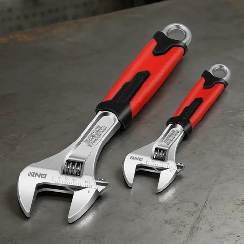 Vista 6 de DNA Motoring TOOLS-00048 - Llave inglesa ajustable, 1 par, 6 y 10 pulgadas, herramienta de reparación automotriz de acero vanadio con mordazas