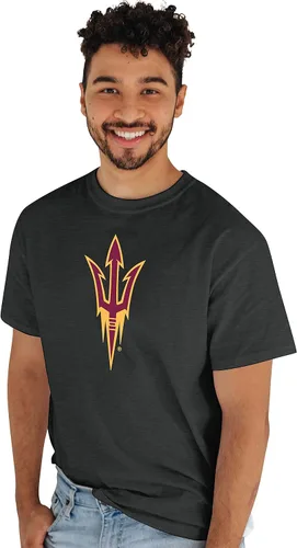 Vista 26 de Blue 84 Camiseta NCAA para hombre, icono de color del