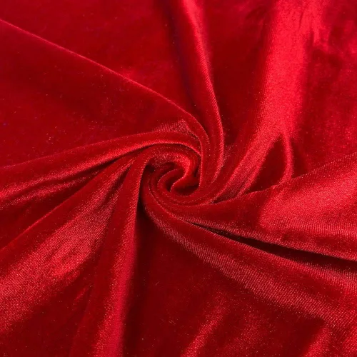 Vista 9 de Valentina Textile Inc La tela de terciopelo elástico mide 58/60 pulgadas de ancho (1 yarda, azul bebé)