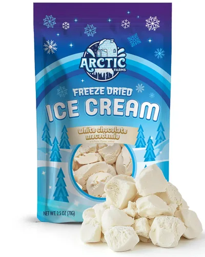 Vista 37 de Arctic Farms Trozos de Helado Liofilizado Empaquetados y en Caja - No se Derrite (1 libra, S'mores)