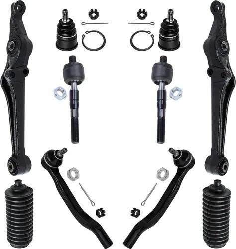 Vista 153 de Detroit Axle - Kit de suspensión delantera de 10 piezas para Chevrolet Trailblazer GMC Envoy 2004-2007 2005 2006 Soportes de brazo de control