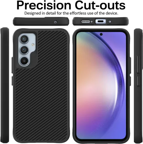 Vista 8 de Miimall Funda resistente para Galaxy A54 0.18 oz, funda de teléfono resistente, cargador inalámbrico [protección de cuerpo completo]