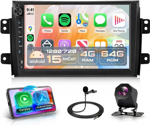 Vista 11 de Rimoody 4G+64G Android Car Stereo para Suzuki SX4 Radio 2006-2013 Carplay