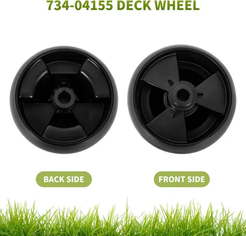 Vista 4 de Ruedas de cubierta aptas para cortacésped Cub Cad, ruedas de calibre de rodillo de cubierta compatibles con tractor de cortacésped Cub Cad Troy Bilt